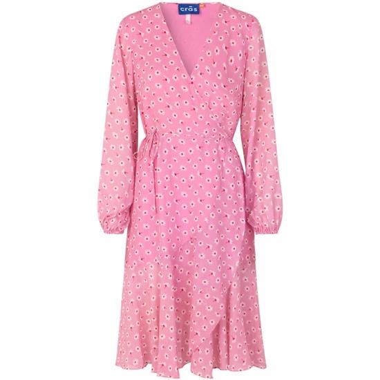 Cras kjole - Helenecras Wrap Dress, Pink Marquerite